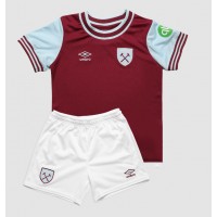 West Ham United Hemmatröja Barn 2024-25 Kortärmad (+ Korta byxor)